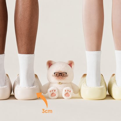 Pantuflas con Huellita de Gatito