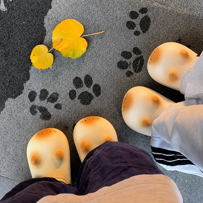 Pantuflas con Huellita de Gatito