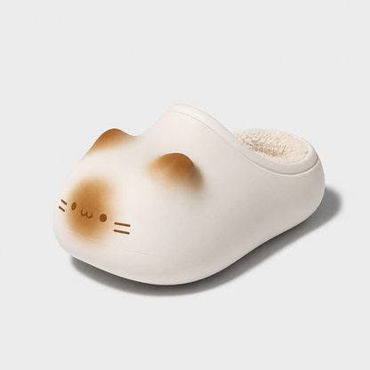 Pantuflas con Huellita de Gatito